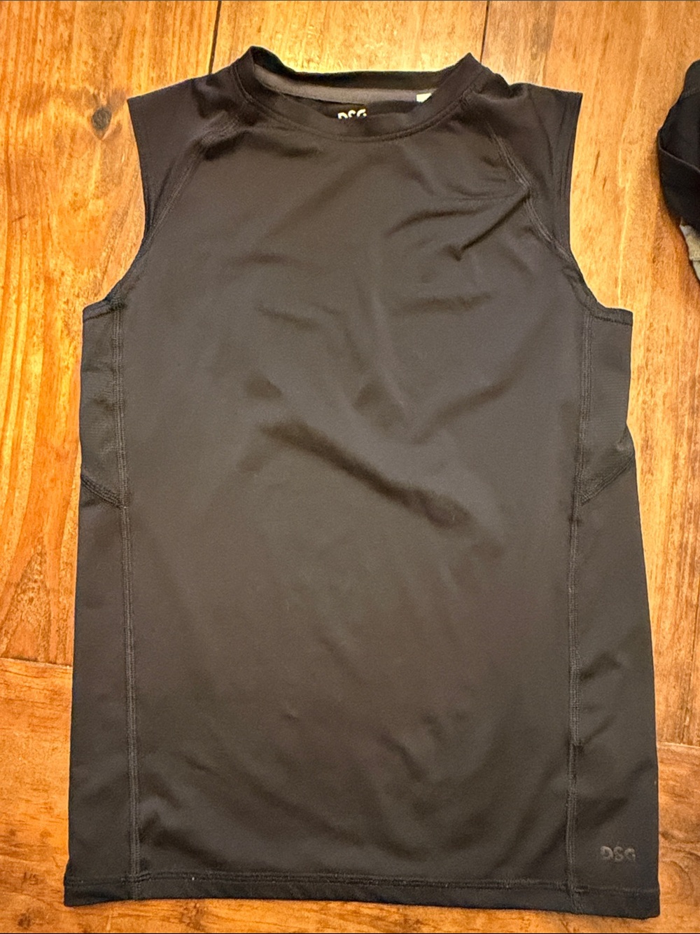 DSG Boys Black compression tees (2 total) - Solid Performance